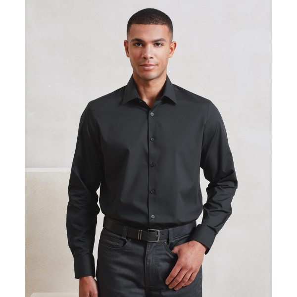 Camicia in popeline a maniche lunghe 'Recylight' - cod. RWPR203