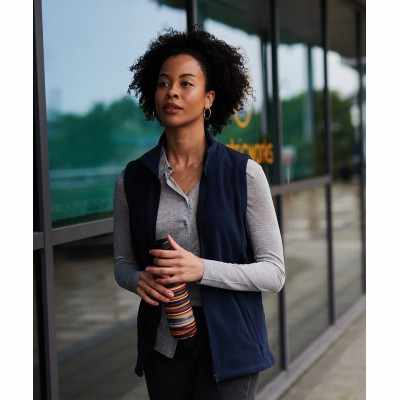 Bodywarmer in micropile da donna