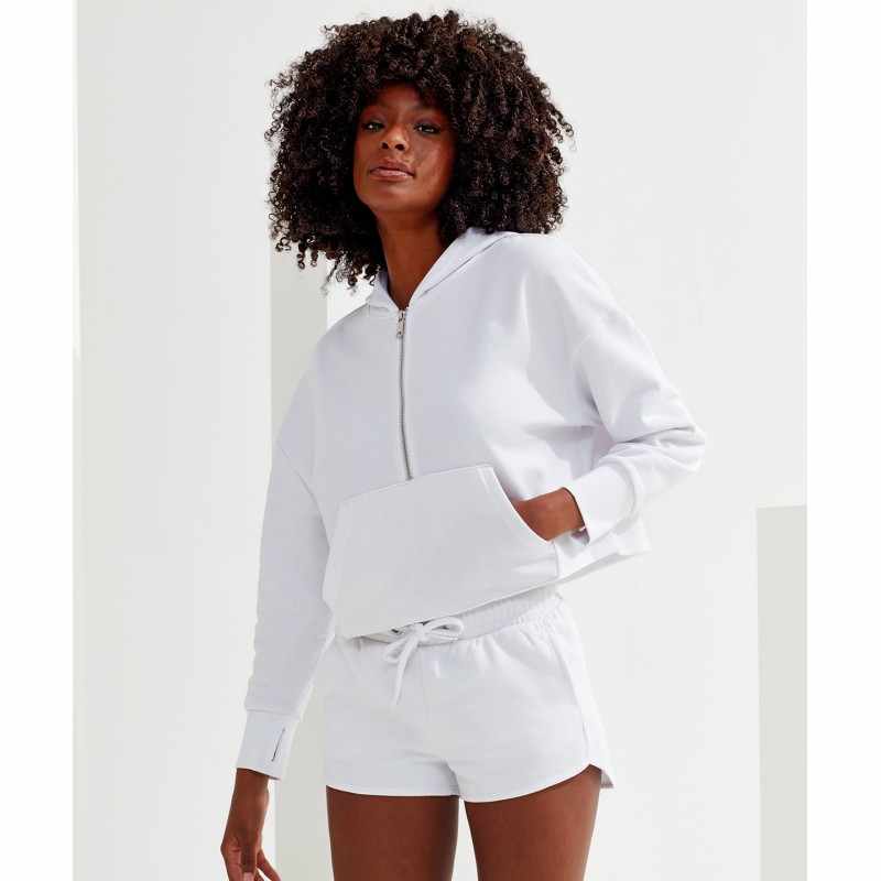 Felpa con cappuccio TriDri® 1/2 zip da donna - cod. RWTR077