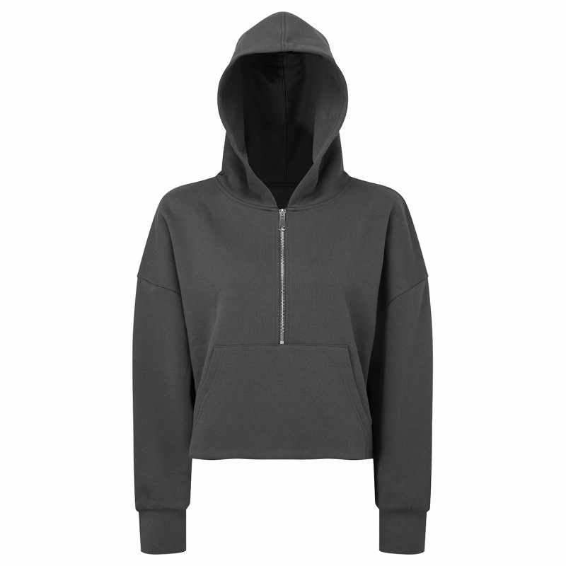 Felpa con cappuccio TriDri® 1/2 zip da donna - cod. RWTR077