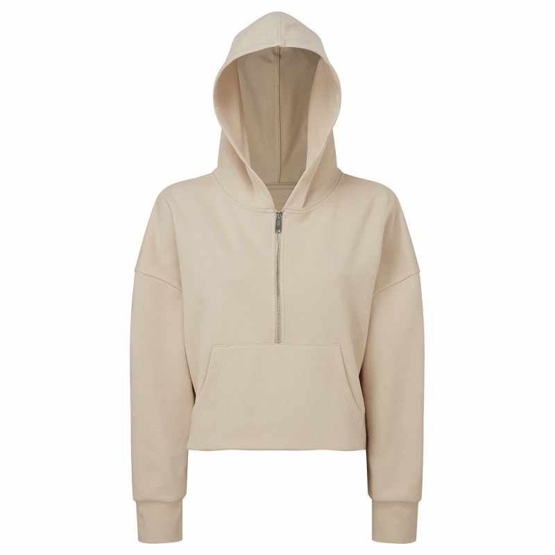 Felpa con cappuccio TriDri® 1/2 zip da donna - cod. RWTR077