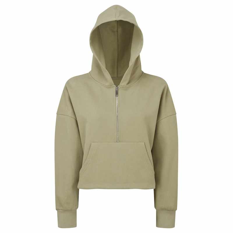 Felpa con cappuccio TriDri® 1/2 zip da donna - cod. RWTR077