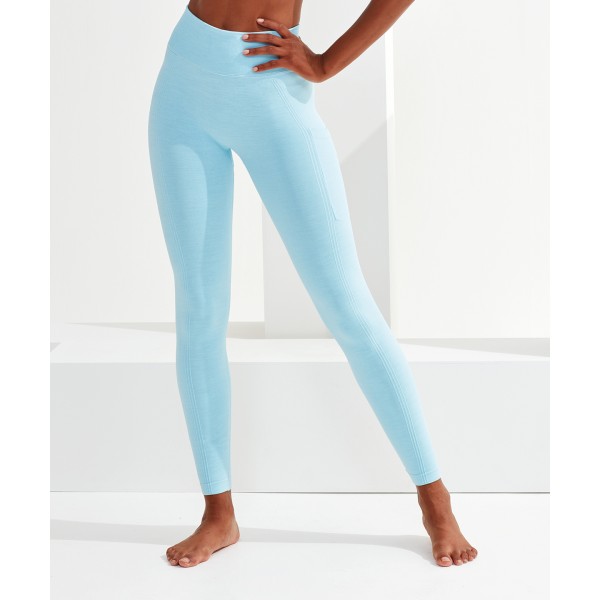 Leggings multi-sport flessibili TriDri® riciclati senza cuciture 3D da donna - cod. RWTR512