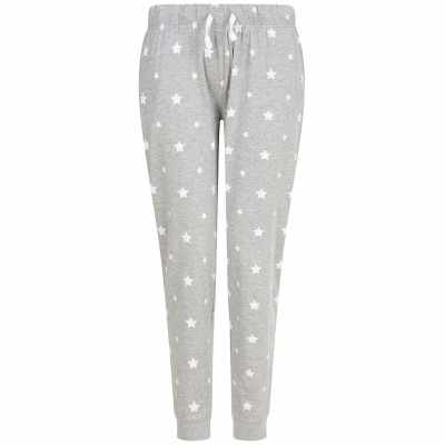 Pantaloni da salotto con risvolto da donna
