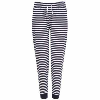 Pantaloni da salotto con risvolto da donna