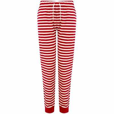Pantaloni da salotto con risvolto da donna