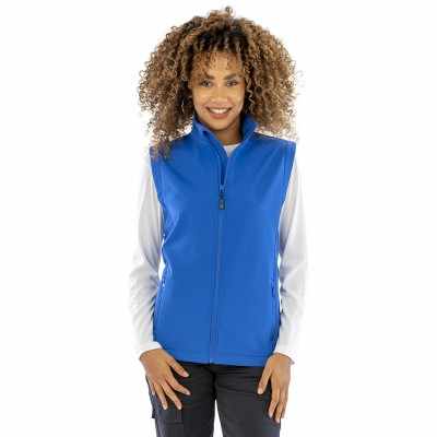 Gilet softshell stampabile riciclato a 2 strati da donna