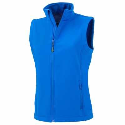 Gilet softshell stampabile riciclato a 2 strati da donna