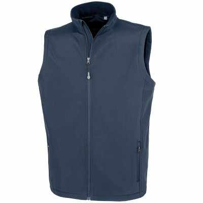 Gilet softshell stampabile riciclato a 2 strati da uomo