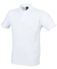 Polo uomo con bordino a contrasto stampata