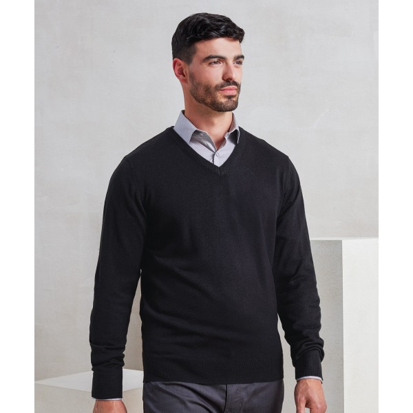 Maglione scollo a V in acrilico 'Essential' - cod. RWPR400