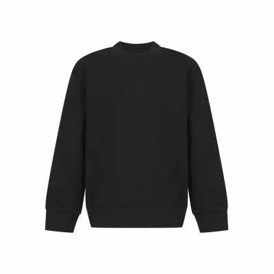 Felpa con orlo curvo alla moda sostenibile per bambini