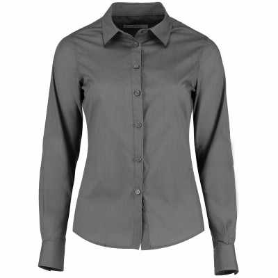 Camicia da donna in popeline a manica lunga