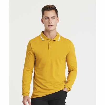 Polo manica lunga con punta 100