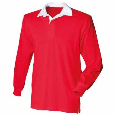 Maglia da rugby semplice a maniche lunghe per bambini