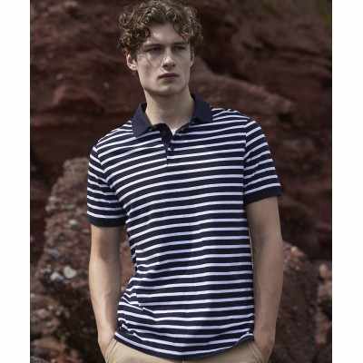 Polo in jersey a righe