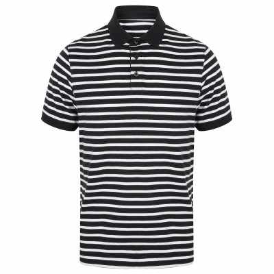 Polo in jersey a righe