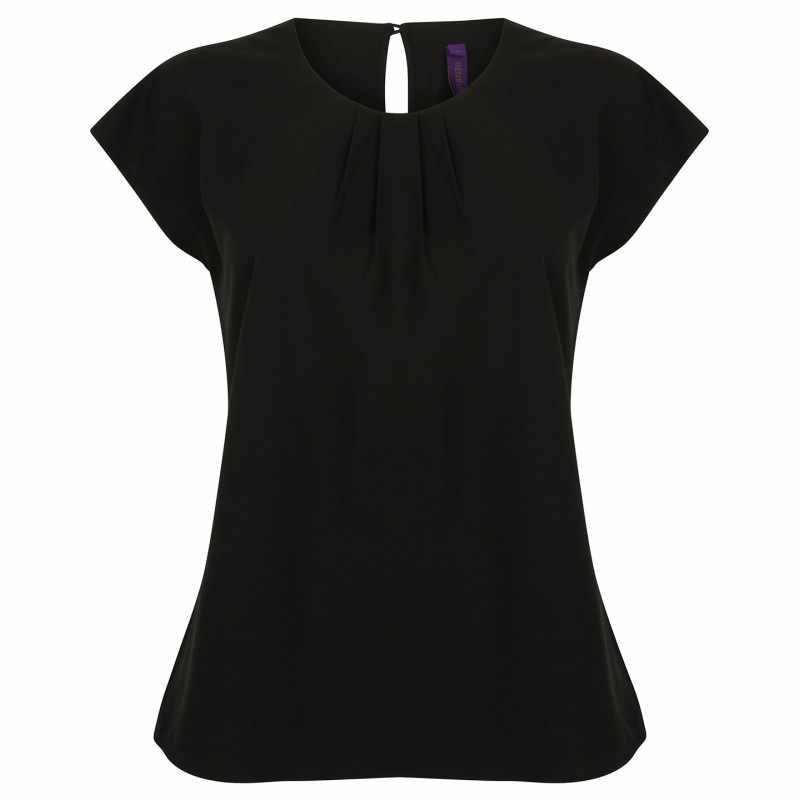 Camicetta da donna a maniche corte con stampa logo - cod. RWHB597