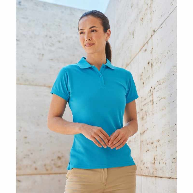 Polo da donna color da stampare con logo - cod. RWHB476