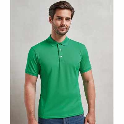Polo in Coolchecker® plus piqué