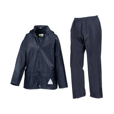 Completo giacca e pantaloni impermeabili junior