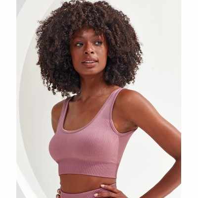 Reggiseno multi-sport TriDri® a coste senza cuciture 3D fit da donna