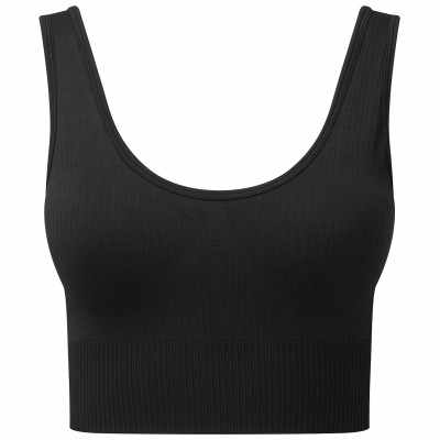 Reggiseno multi-sport TriDri® a coste senza cuciture 3D fit da donna