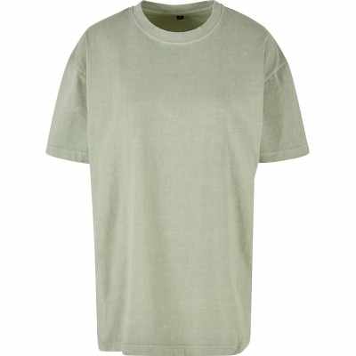 Maglietta oversize da donna con lavaggio acido