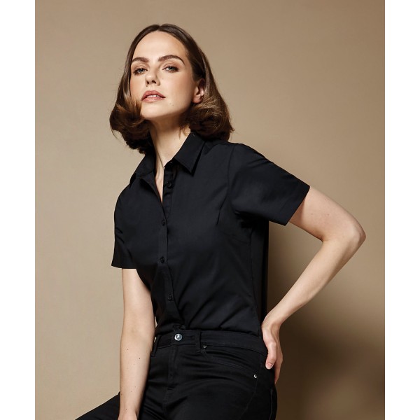 Camicia da donna in popeline a manica corta - cod. RWKK241