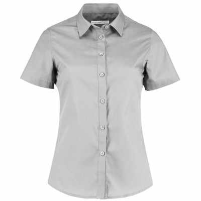Camicia da donna in popeline a manica corta