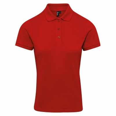 Polo da donna in Coolchecker® plus piqué Polo da donna in Coolchecker® plus piqué