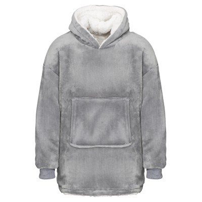 Felpa con cappuccio reversibile oversize in sherpa The Kids Ribbon