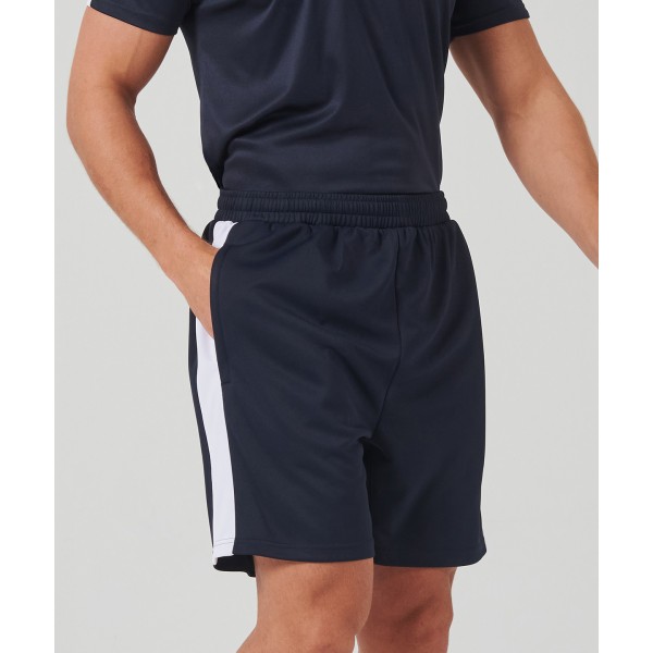 Pantaloncini in maglia con tasche con cerniera - cod. RWLV886