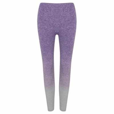 Leggings senza cuciture e sbiaditi da donna