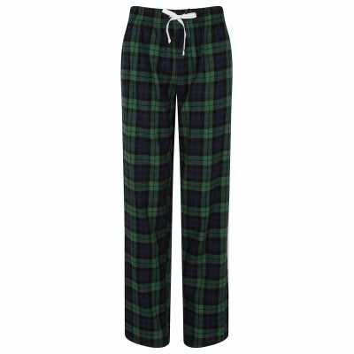 Pantaloni da salotto in tartan da donna