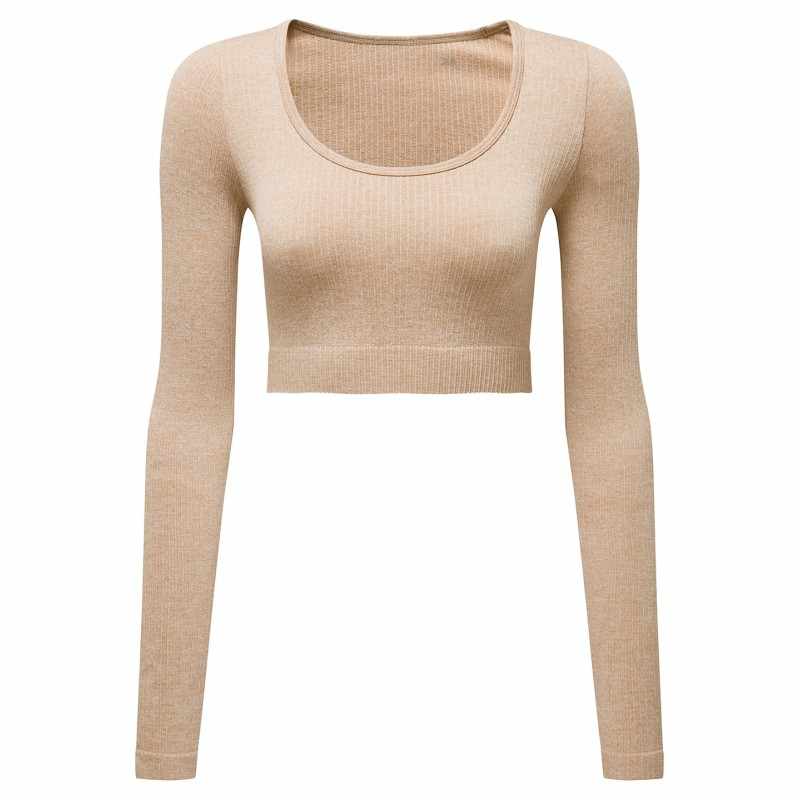 Top corto da donna TriDri® con logo e scritte - cod. RWTR224