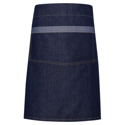 Grembiule in denim a contrasto Domain Grembiule in denim a contrasto Domain