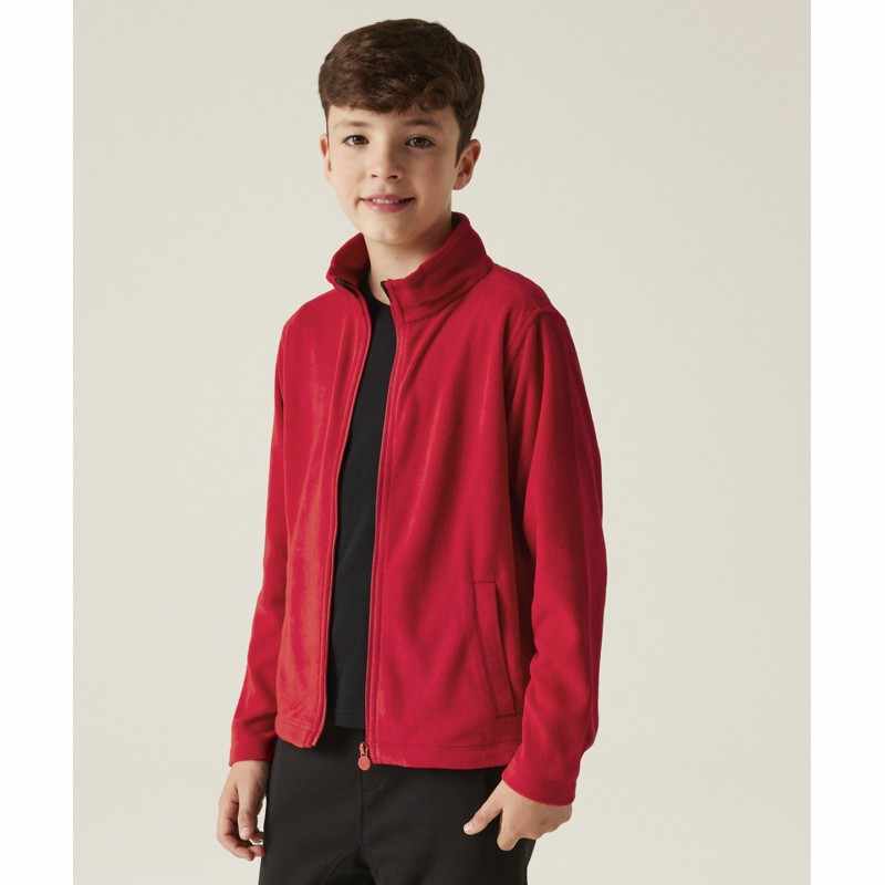 Felpe in micropile pert bambini con logo e scritte - cod. RWRG248