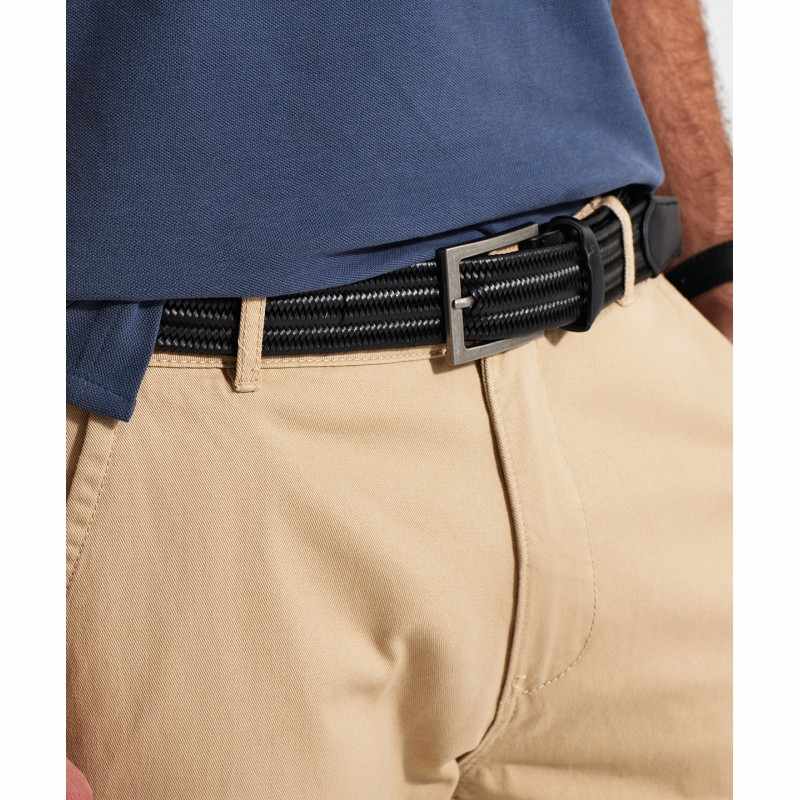 Cintura intrecciata in pelle - cod. RWAQ903