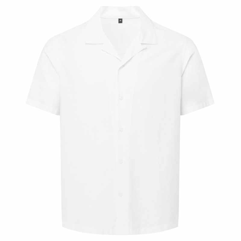 Camicia da uomo a maniche corte da stampare - cod. RWWB500