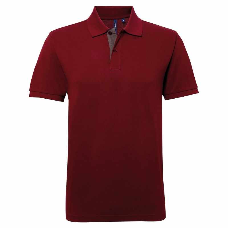Polo da uomo a contrasto con vestibilità classica - cod. RWAQ012