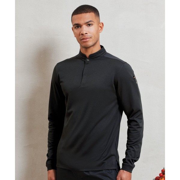 Camicia da cuoco a maniche lunghe Essential Coolchecker® - cod. RWPR647