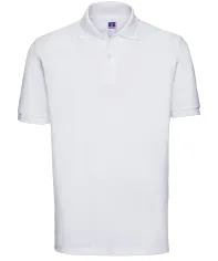 Polo classica in piquet di cotone con stampa serigrafica