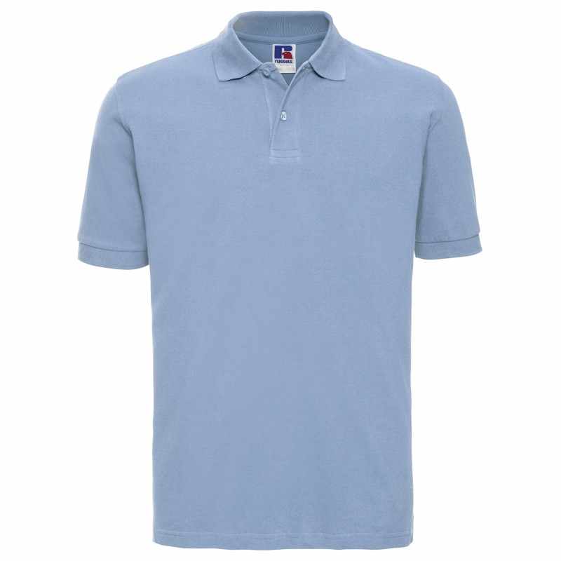 Polo classica in piquet di cotone con stampa serigrafica - cod. RWJ569M