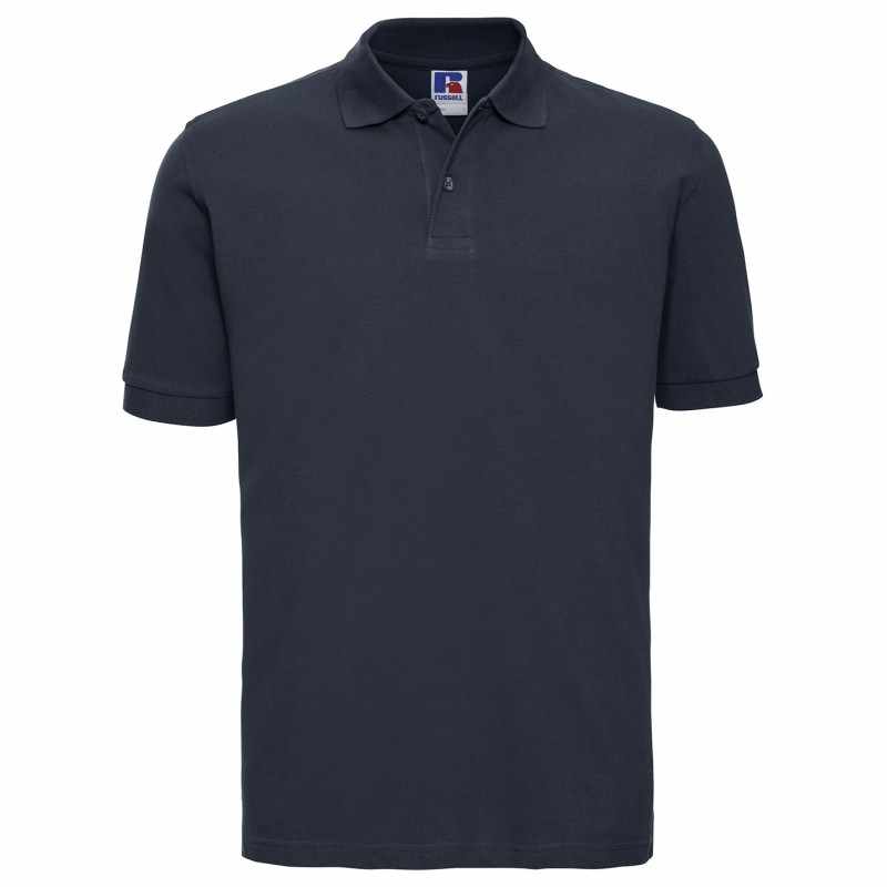 Polo classica in piquet di cotone con stampa serigrafica - cod. RWJ569M