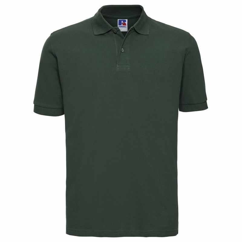 Polo classica in piquet di cotone con stampa serigrafica - cod. RWJ569M