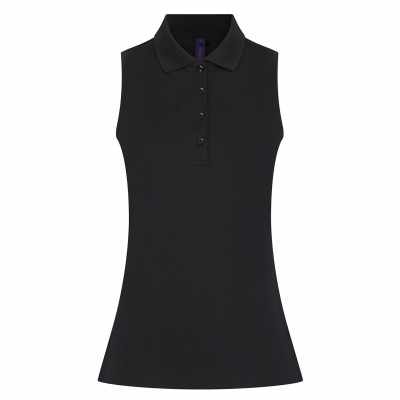 Polo senza maniche da donna in Coolplus®