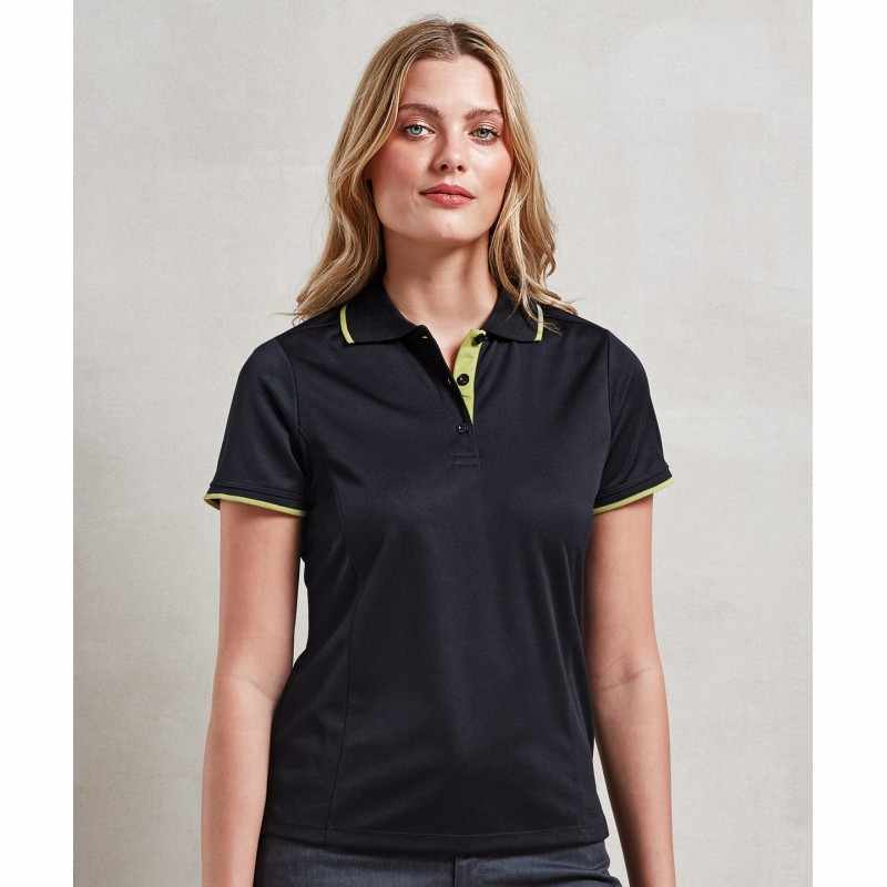 Polo da donna con spacchi laterali - cod. RWPR619