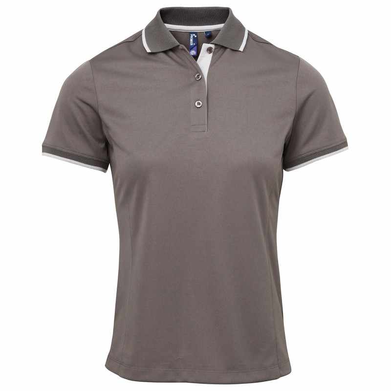 Polo da donna con spacchi laterali - cod. RWPR619