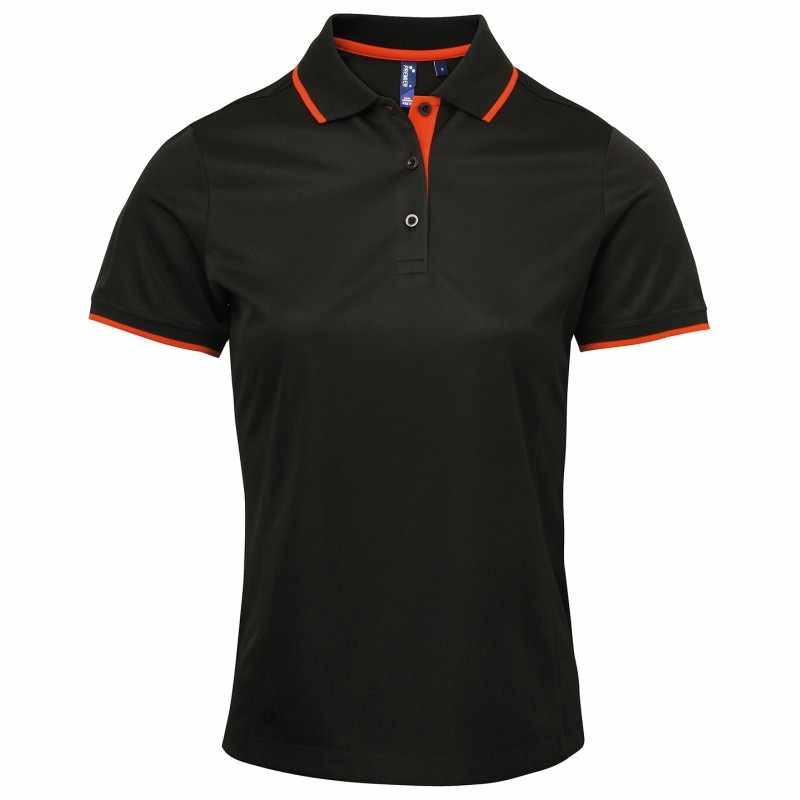 Polo da donna con spacchi laterali - cod. RWPR619